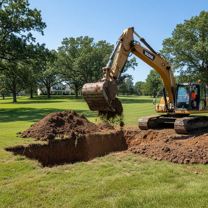 Central Ohio land clearing by Fortress Level Construction
