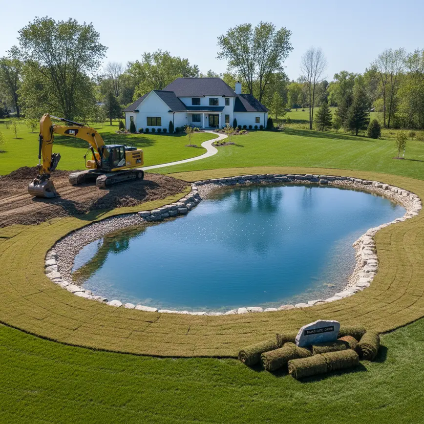 Central Ohio land clearing by Fortress Level Construction