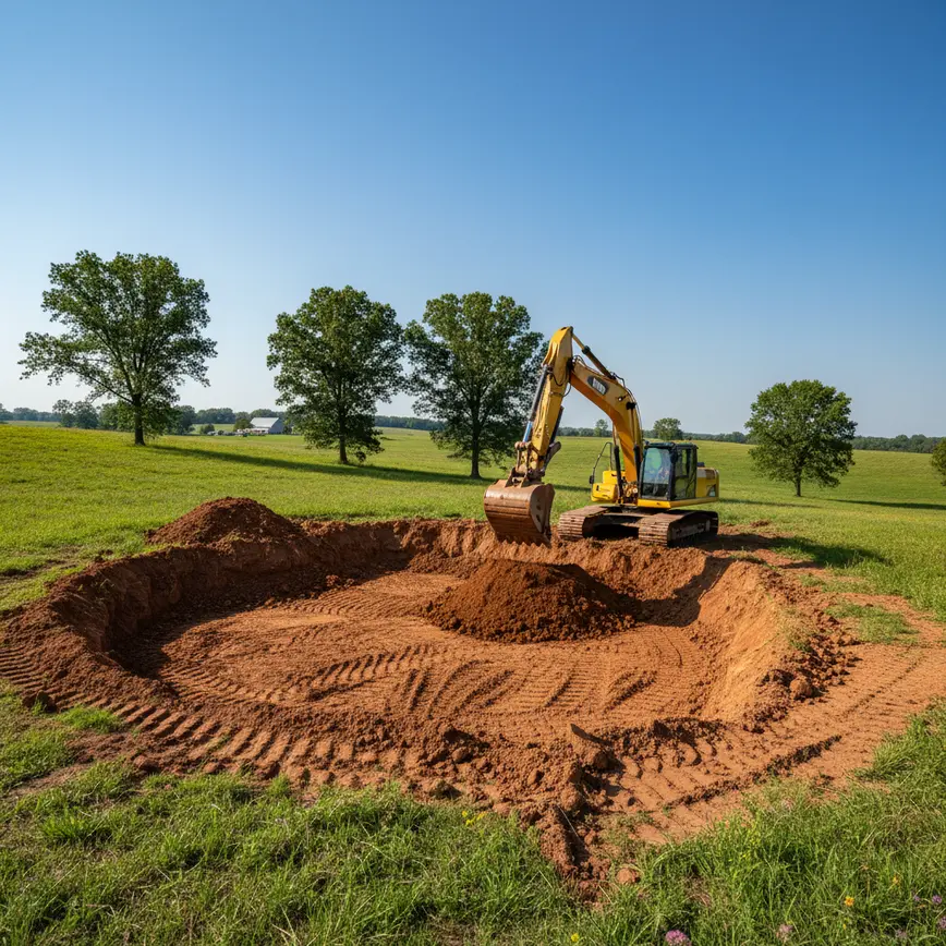 Central Ohio land clearing by Fortress Level Construction