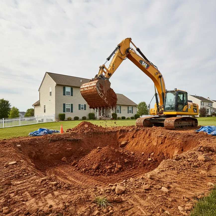 Central Ohio land clearing by Fortress Level Construction