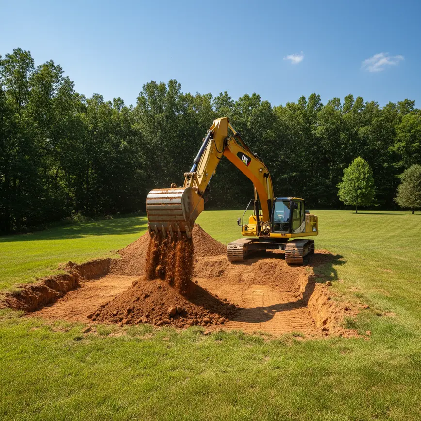 What makes excavation in Canal Winchester, Ohio unique for new builds and rural parcels? 1 Central Ohio land clearing by Fortress Level Construction