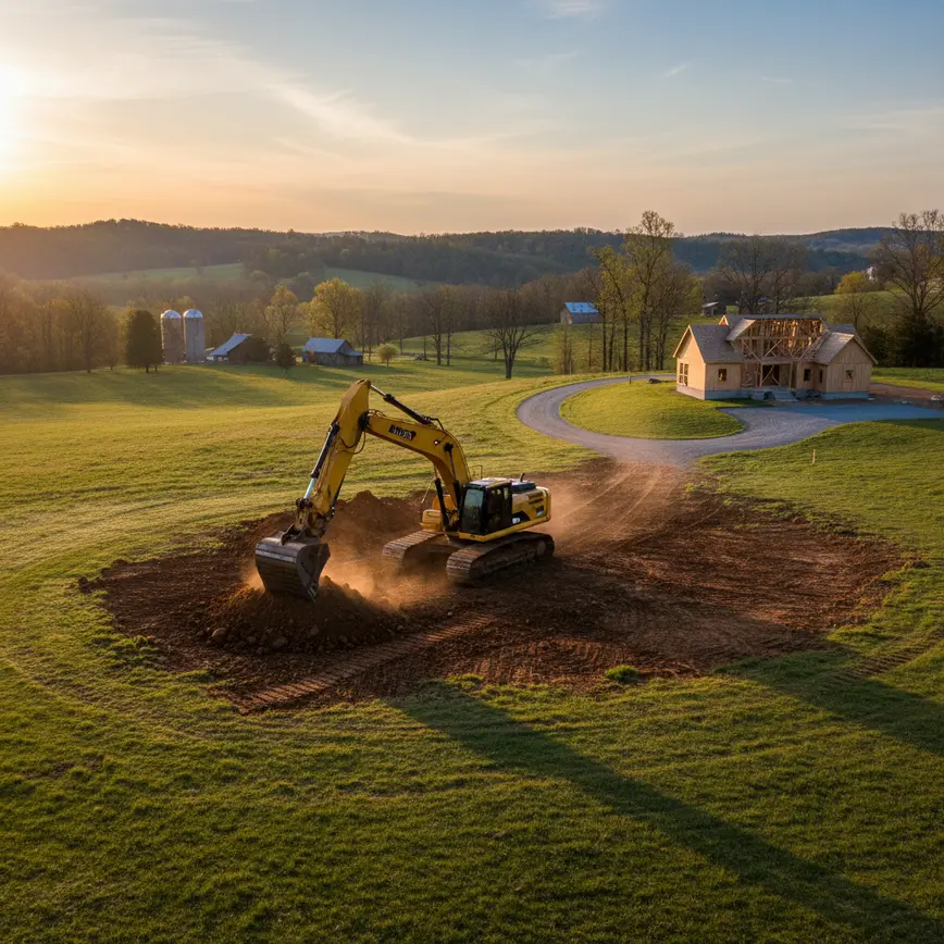What makes excavation in Newark, Ohio unique for your site? 1 Central Ohio land clearing by Fortress Level Construction