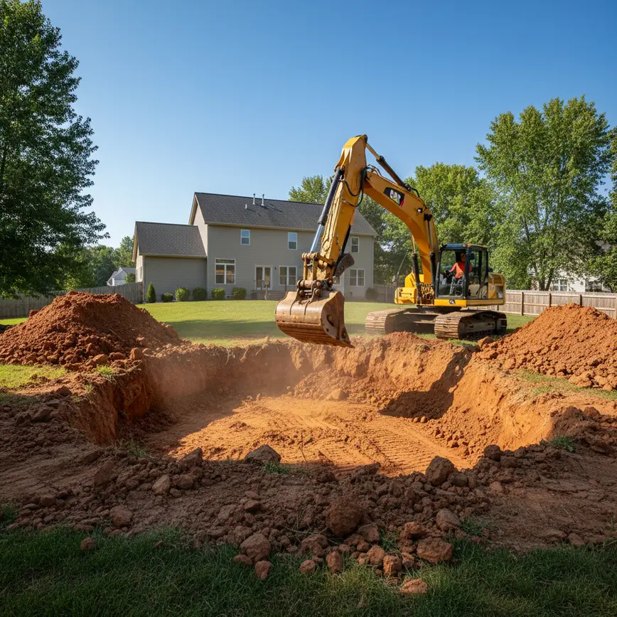 Central Ohio land clearing by Fortress Level Construction