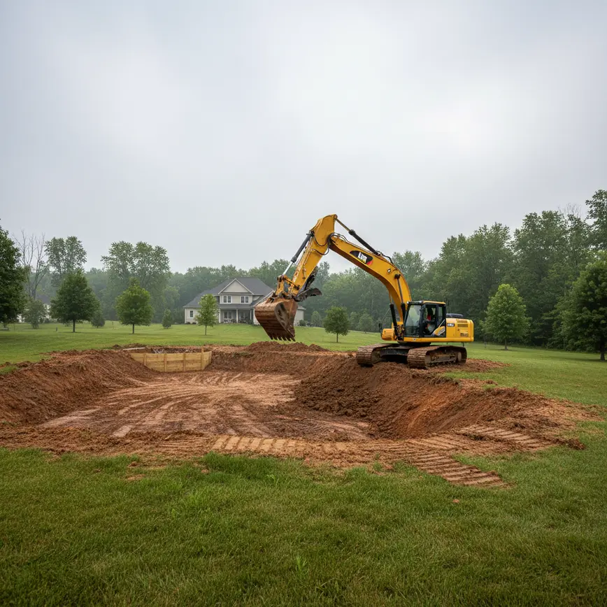 Pool Excavation Amanda OH — Hill Country Slope Expertise | Fortress Level