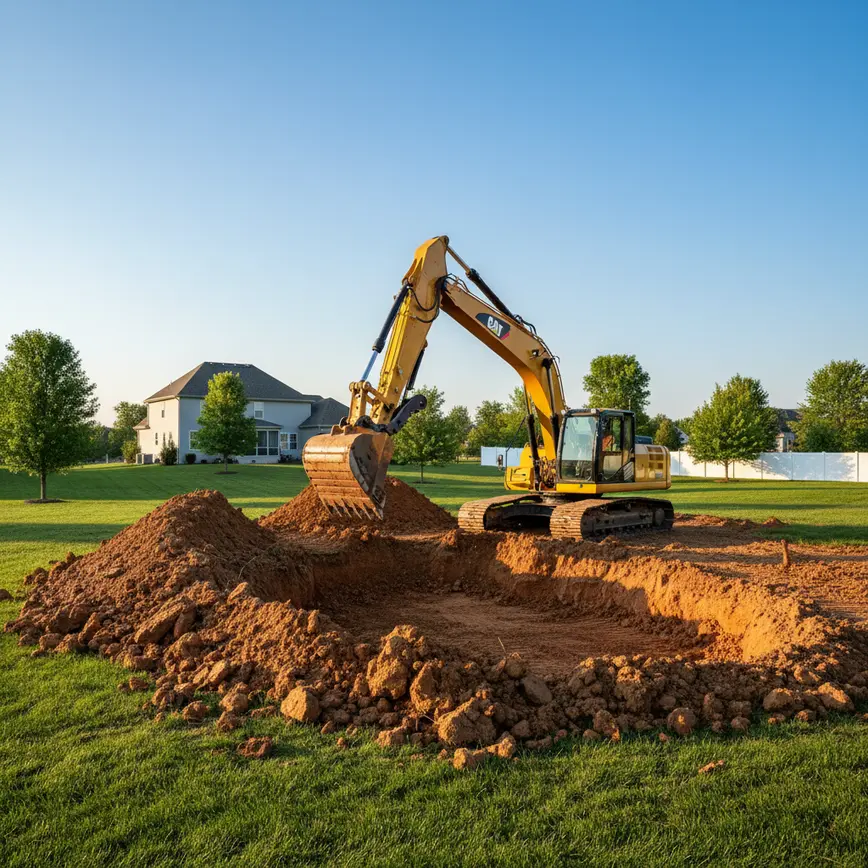 Central Ohio land clearing by Fortress Level Construction