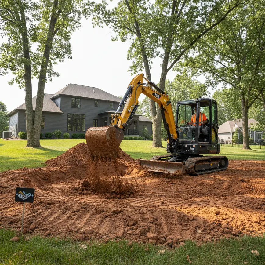 Pond Excavation Grove City OH — Clay Soil Challenges | Fortress Level
