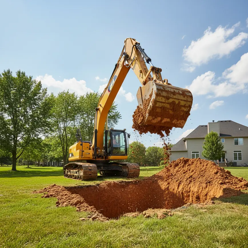 Central Ohio land clearing by Fortress Level Construction