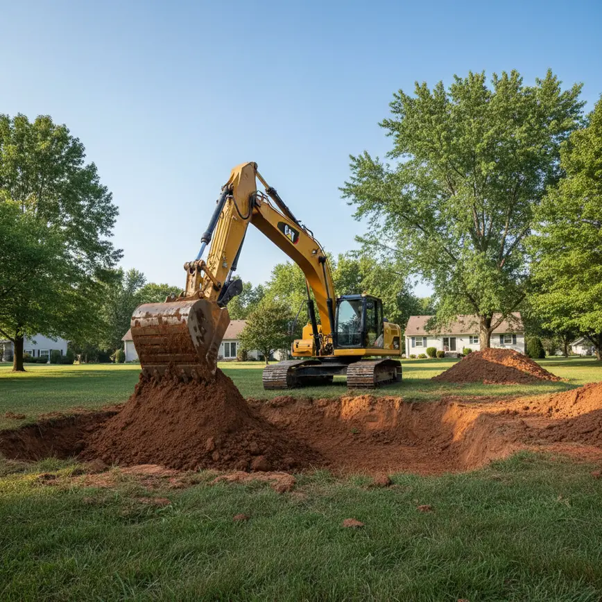 Central Ohio land clearing by Fortress Level Construction