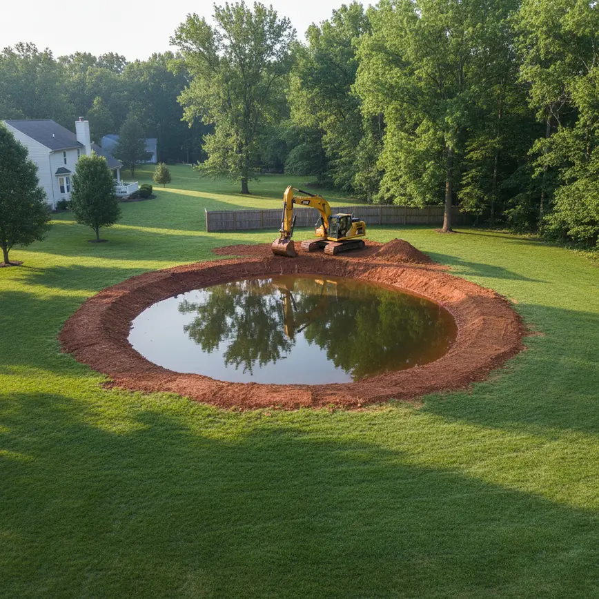 Central Ohio land clearing by Fortress Level Construction