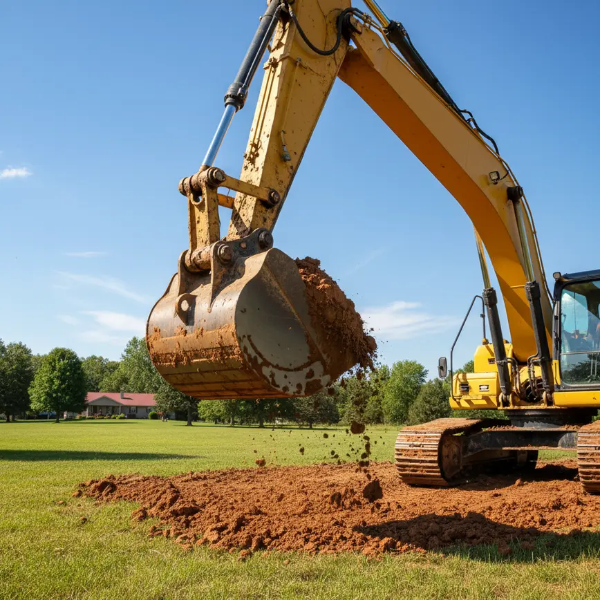 Central Ohio land clearing by Fortress Level Construction
