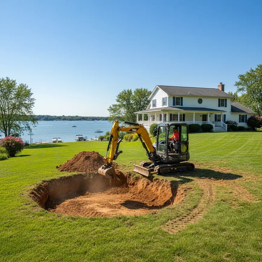 How does excavation in Delaware, Ohio differ from other local areas? 2 Central Ohio land clearing by Fortress Level Construction