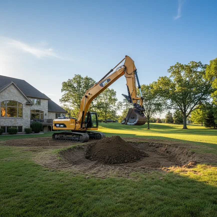 Pond Excavation Dublin OH — Miamian Silt Loam Terrain | Fortress Level