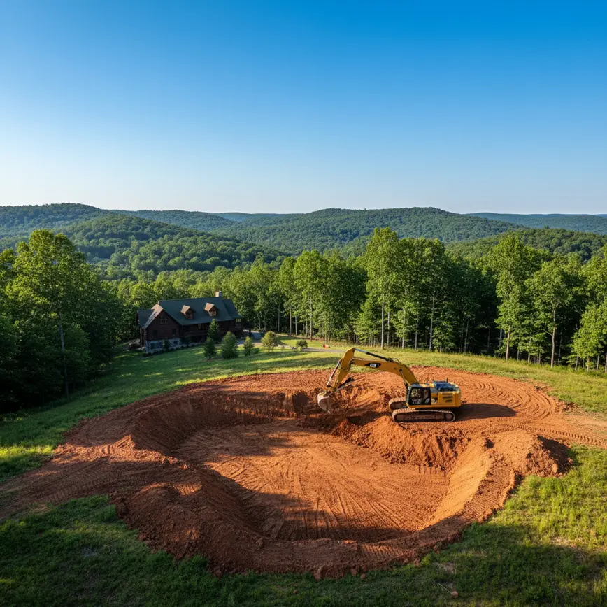 Central Ohio land clearing by Fortress Level Construction