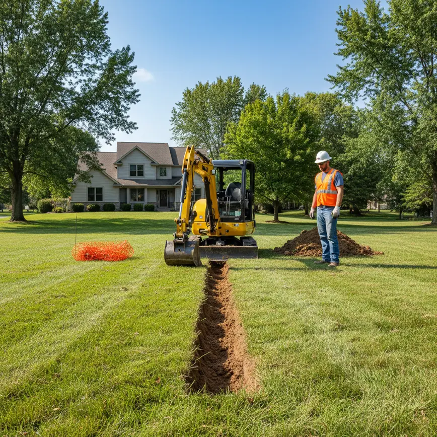 Trenching Heath OH — Gently Rolling Soil Challenges | Fortress Level
