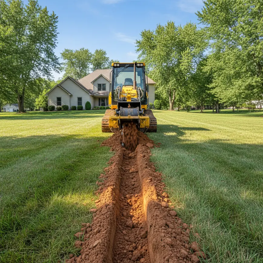 Trenching Hebron OH — Addressing Clay Soil Challenges | Fortress Level