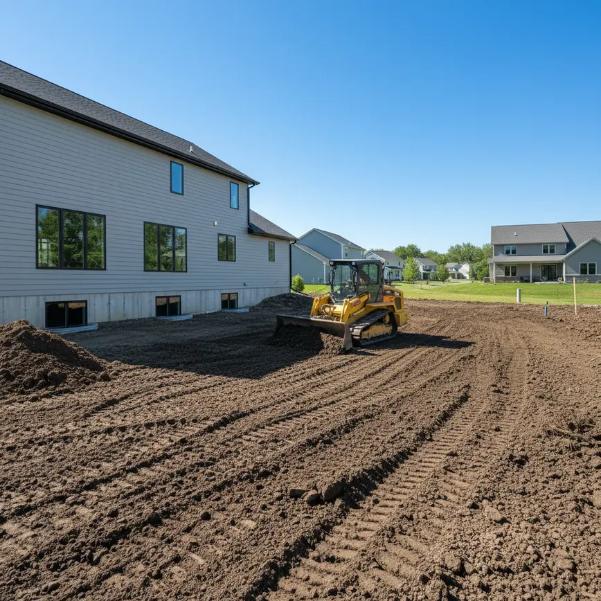 Land Leveling Hilliard OH — Solutions for Heavy Clay Lots | Fortress Level