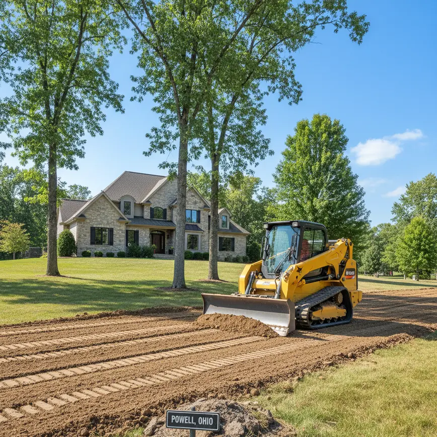 Land Leveling Powell OH — Rolling Terrain & Estate Lots | Fortress Level