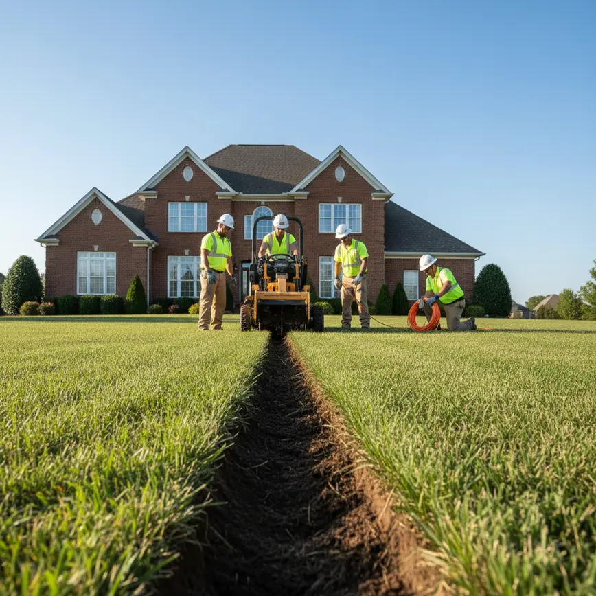 Trenching Powell OH — Premium Residential Lot Access | Fortress Level