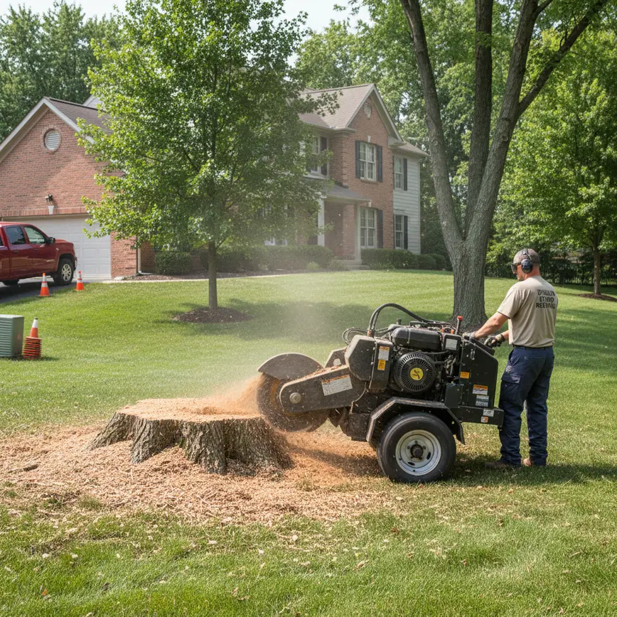 Stump Grinding Dublin OH — Gently Rolling Terrain with Tree Canopy | Fortress Level