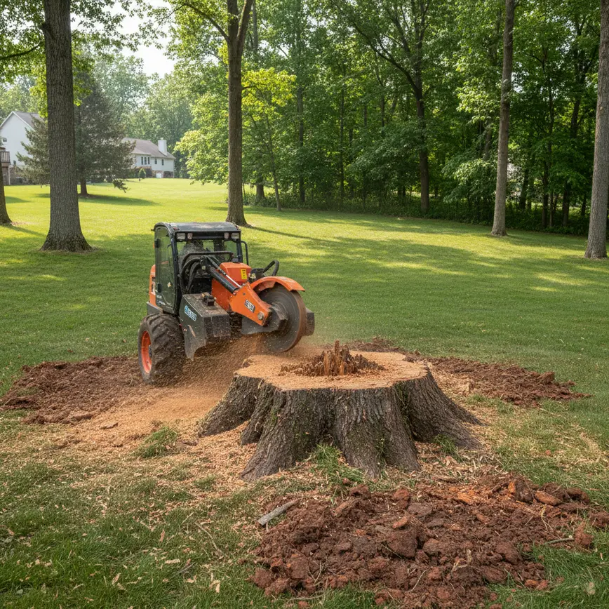 Central Ohio land clearing by Fortress Level Construction