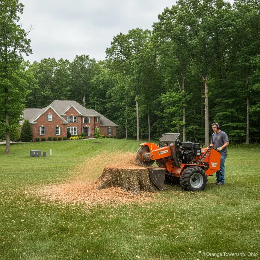 Stump Grinding Orange Township OH — Navigating Dense Canopies | Fortress Level