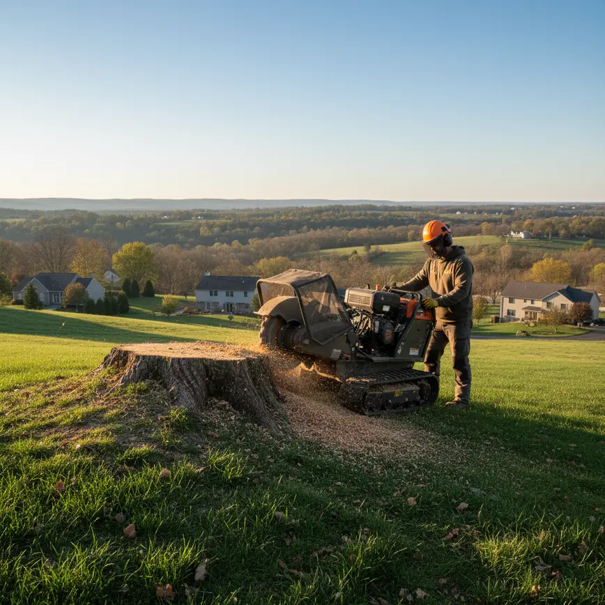 Central Ohio land clearing by Fortress Level Construction