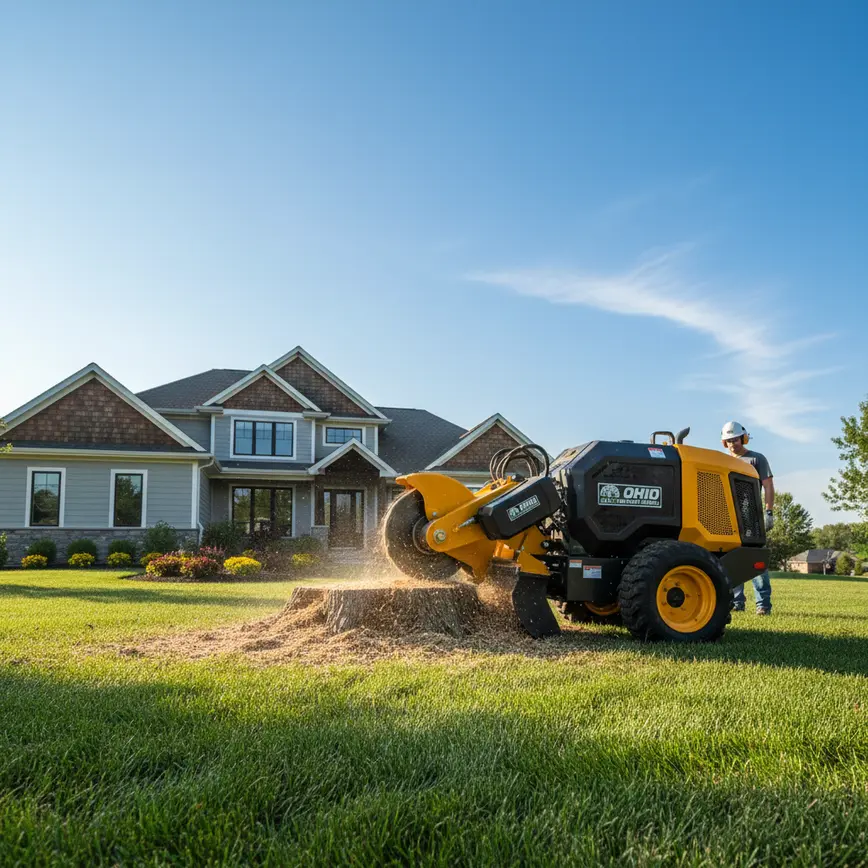 Stump Grinding Pataskala OH — Rolling Terrain with Larger Lots | Fortress Level