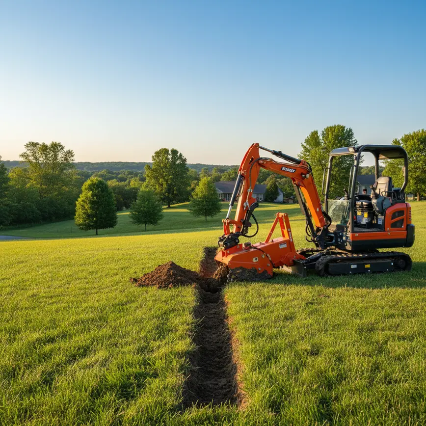 Trenching Delaware OH — Navigating Rolling Terrain Challenges | Fortress Level
