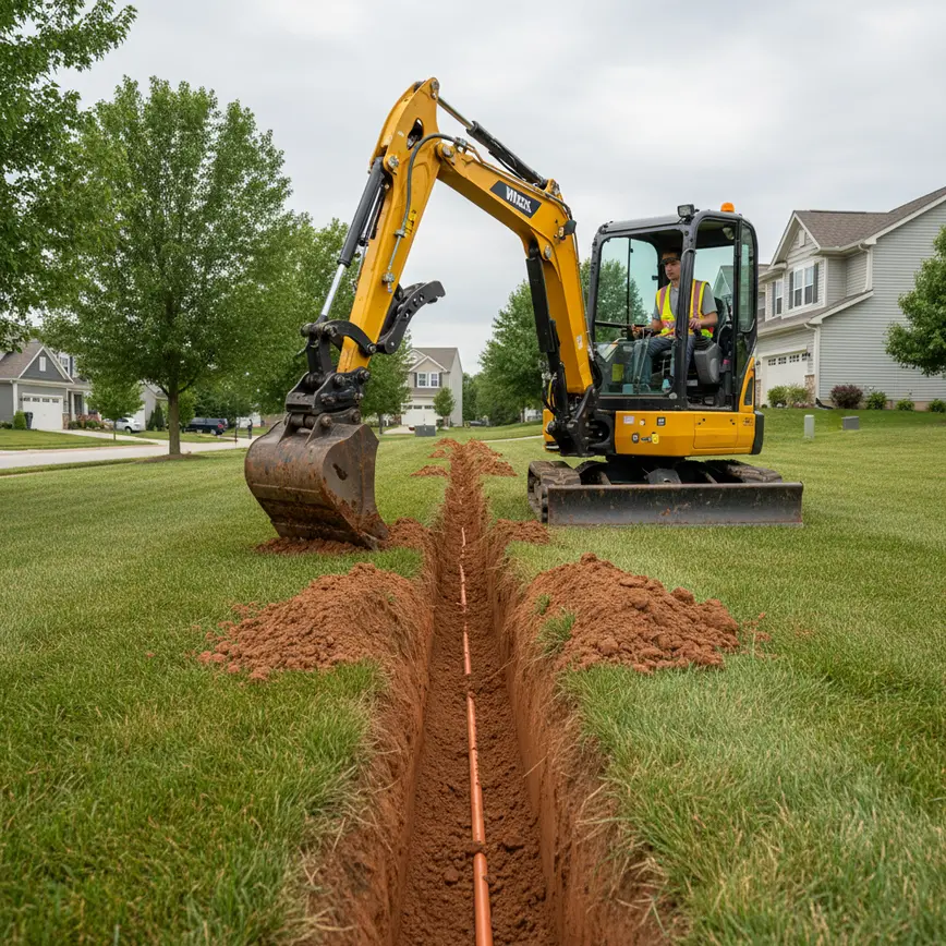 Trenching Johnstown OH — Tackling Rolling Terrain Challenges | Fortress Level