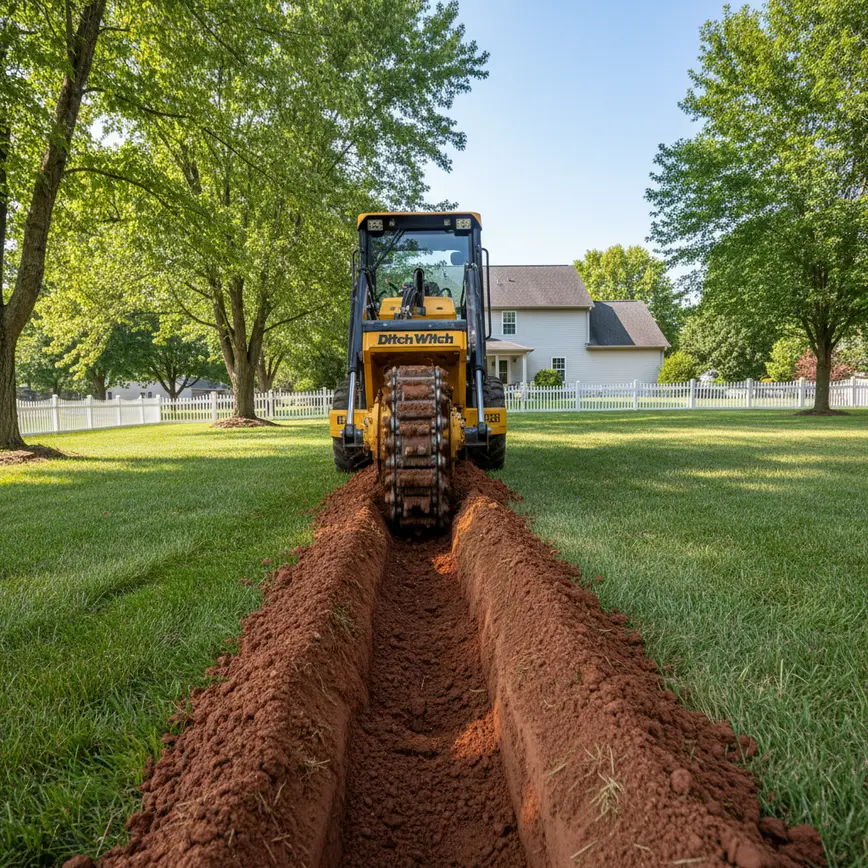 Trenching Gahanna OH — Dealing with Clay Soil Challenges | Fortress Level