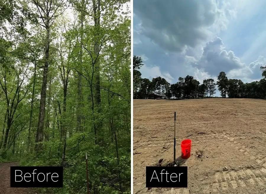 How much does excavation cost in Gahanna, OH? (2026 Guide) 3 Lot clearing before and after — Gahanna, OH